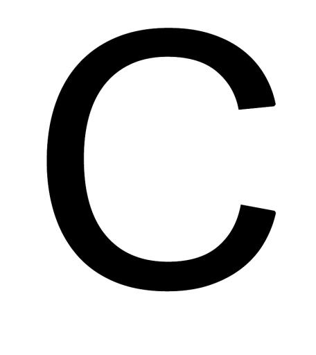 字母C PNG免抠(823x923)