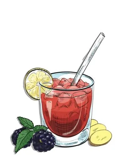 鸡尾酒 PNG免抠(564x728)