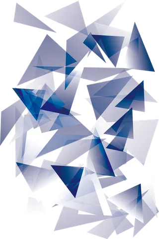 菱形色块灰蓝科技kv主视觉