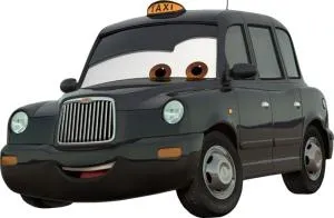 英国伦敦出租车 PNG免抠(300x196)