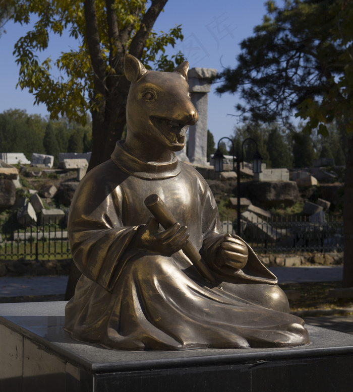 十二生肖铜首图片