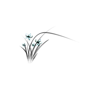 中国古风元素草