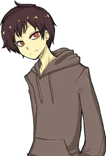 棕色卫衣男孩素材人物