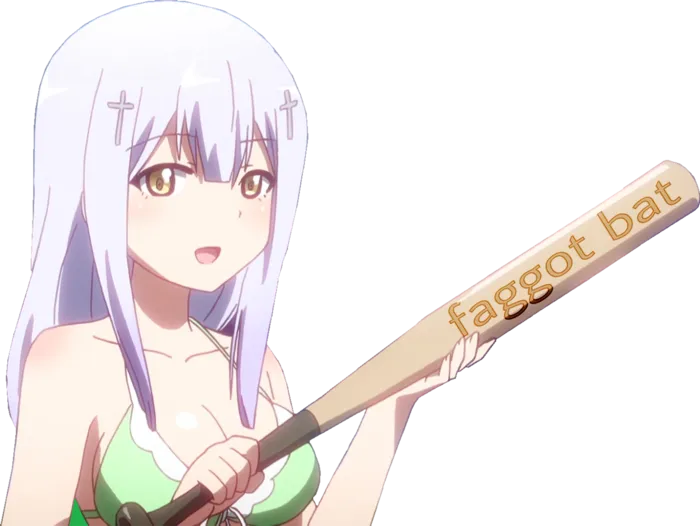 女孩棒球棒素材卡通简笔