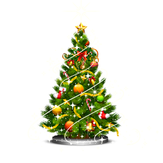 圣诞节平安夜圣诞树免扣素材圣诞元素