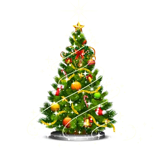 圣诞节平安夜圣诞树免扣素材圣诞元素