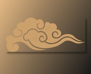 中式传统祥云中国风古典水纹吉祥图案免抠