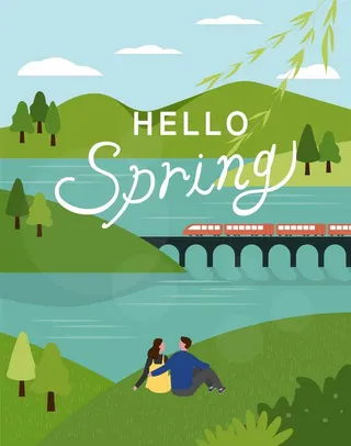 春天插画