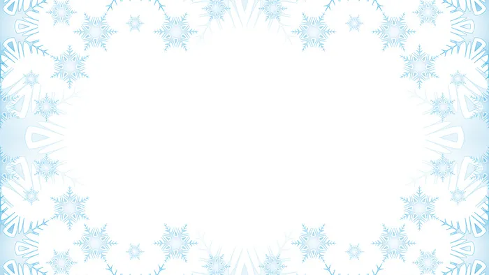 简约唯美浪漫雪花背景