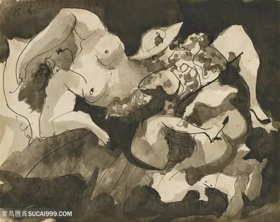 毕加索时尚抽象裸体女性装饰画 毕加索时尚抽象裸体女性装饰画