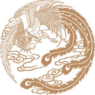 传统中国风古典宫廷龙凤吉祥喜庆图案图腾纹样矢量图设计素材