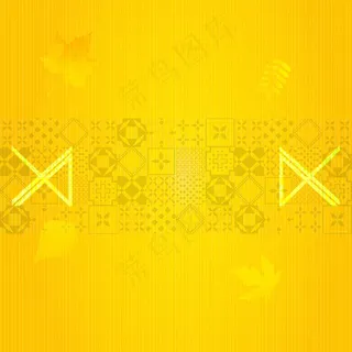 黄色花纹背景素材图片