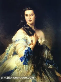 里姆斯基·柯萨柯夫夫人  世界名画 里姆斯基·柯萨柯夫夫人  世界名画