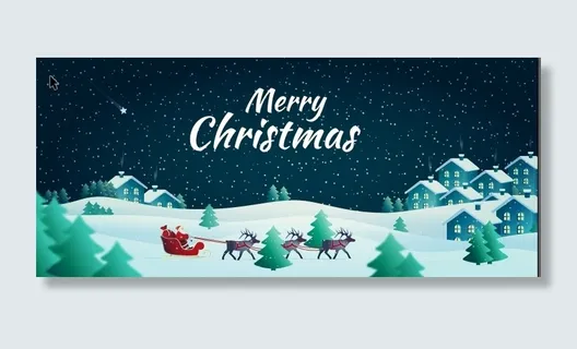 设计冬天圣诞节背景