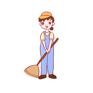 手绘卡通可爱人物艺术字5.1五一劳动节海报节日设计素材PNG免抠图