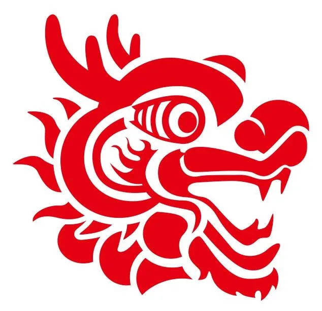 矢量卡通龙头cdr矢量模版下载
