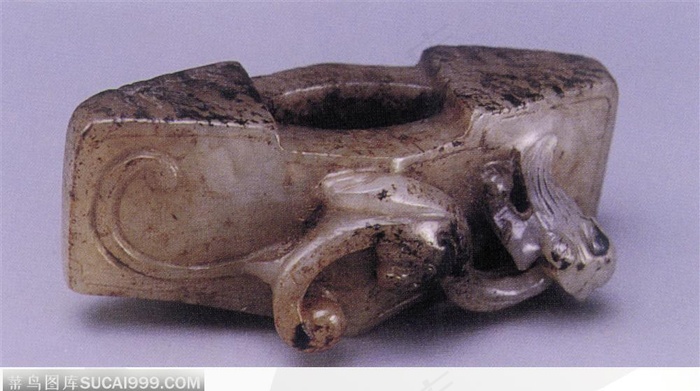 中华传统工艺-灰色的玉扣