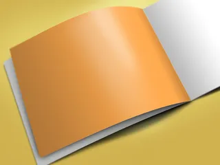 简约书籍画册样机设计