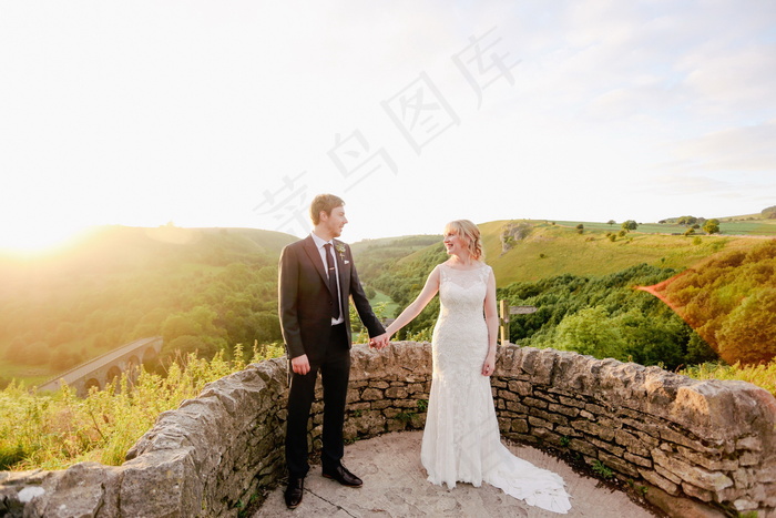欧美唯美意境婚纱照图片