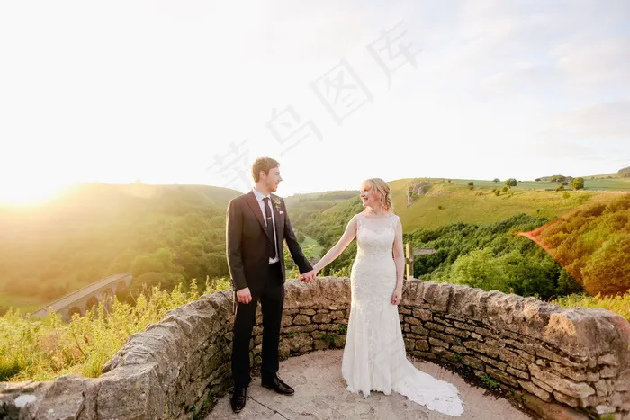 欧美唯美意境婚纱照图片