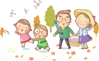 卡通 素材 人物 动画 插图