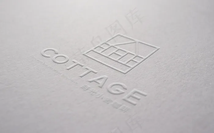 logo样机3D效果psd模版下载