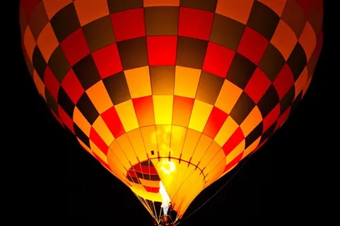 天空热气球高清素材图片