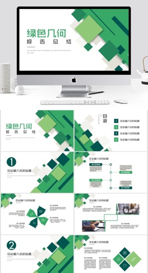 报告总结ppt预览图