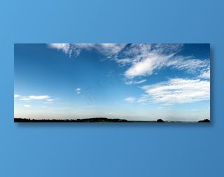 蓝天白云素材