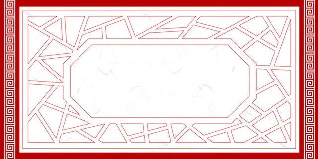 中国风传统水墨古风古典展板边框工笔画PS海报背景平面广告Ai设计素材