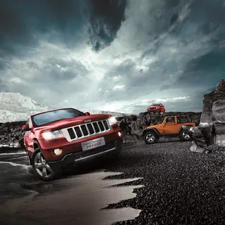 吉普汽车高清宣传海报