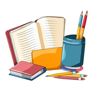 彩色书本矢量元素