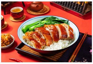 烧鸭饭图片