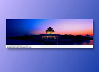 紫禁城印象-紫禁城晚霞