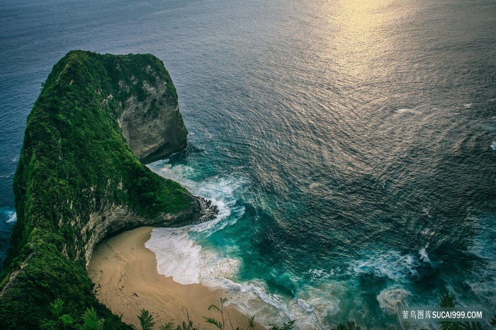 超高清悬崖海岸 海滩岛唯美大海图片