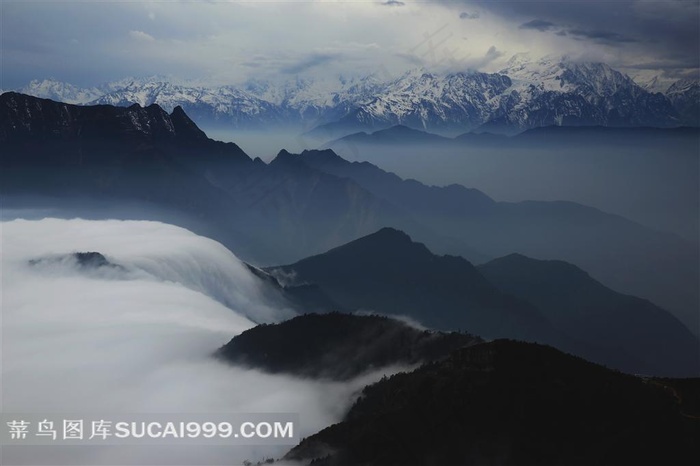 美丽的四川牛背山风景