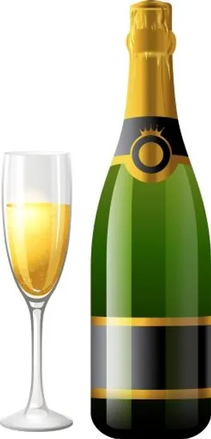 香槟 PNG免抠