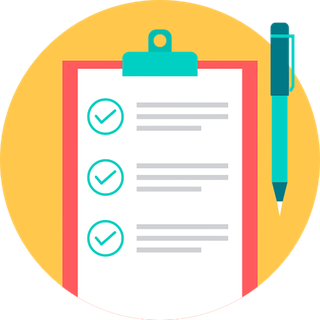 圆形列表项卡通图标少儿兴趣班