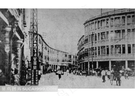 厦门老照片思明电影院附近