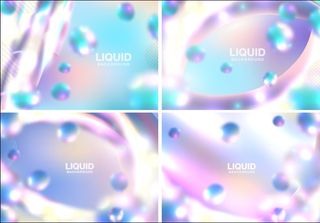 抽象丝布四联背景