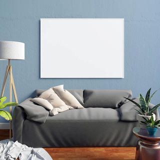 北欧简约现代艺术风格室内设计客厅沙发场景(25)