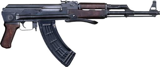 AK-47 卡拉什尼科夫冲锋枪 PNG免抠(987x416)