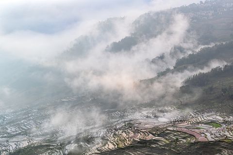 红河撒马坝梯田 红河撒马坝梯田