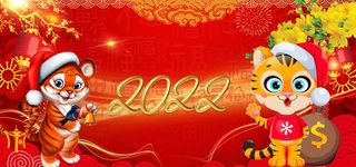 设计2022年新年虎年