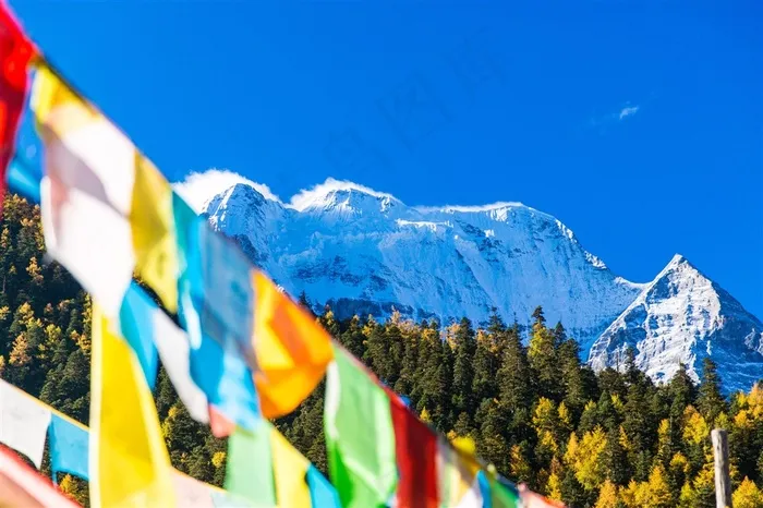 四川稻城亚丁风景摄影图