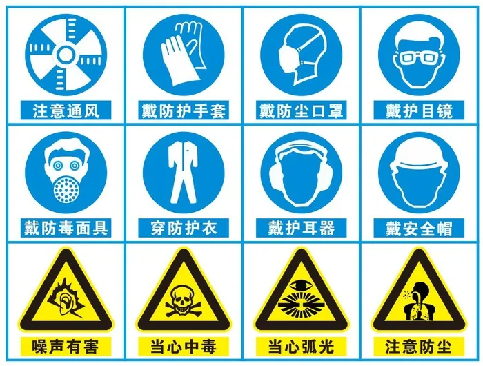 矢量安全标志cdr矢量模版下载