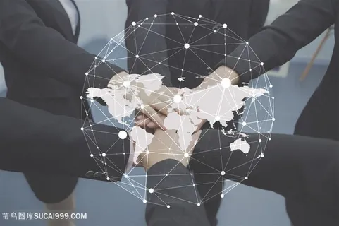 合作共赢手拉手握手