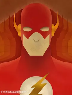 卡通英雄闪电侠