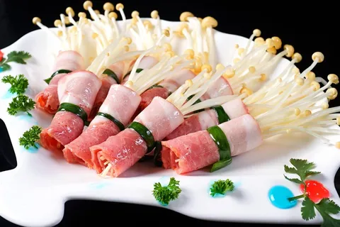 蘑菇香菇金针菇杂菇菌类美食素菜