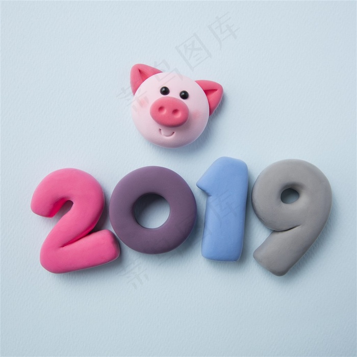 2019猪年宣传背景